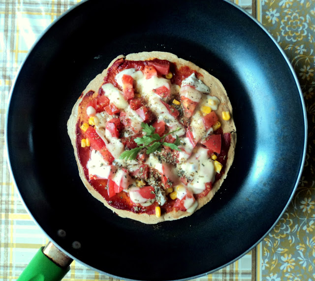Dietetyczna pizza z patelni
